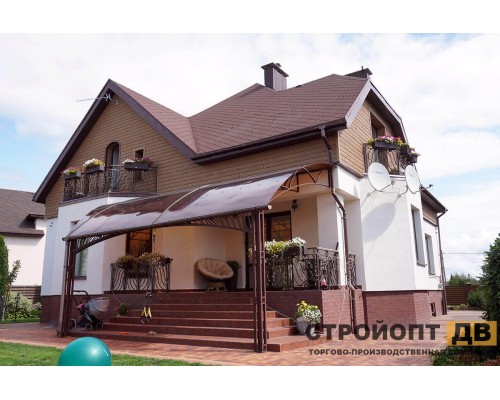 Купить Хокла Лиственница Медовая 0,5 м2 Ю-пласт фасадная панель