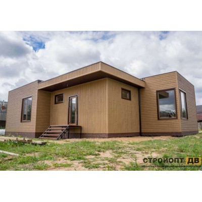 Купить Хокла Лиственница Медовая 0,5 м2 Ю-пласт фасадная панель