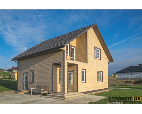 Купить Хокла Лиственница Светлая 0,5 м2 Ю-пласт фасадная панель