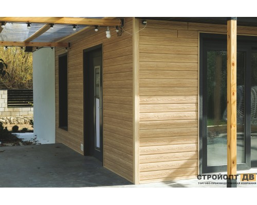 Купить Хокла Лиственница Светлая 0,5 м2 Ю-пласт фасадная панель