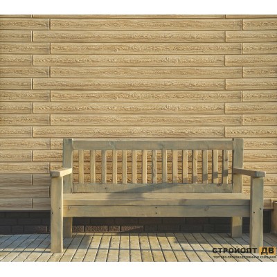 Купить Хокла Лиственница Светлая 0,5 м2 Ю-пласт фасадная панель