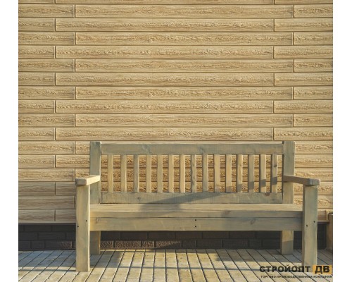 Купить Хокла Лиственница Светлая 0,5 м2 Ю-пласт фасадная панель