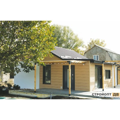 Купить Хокла Лиственница Светлая 0,5 м2 Ю-пласт фасадная панель