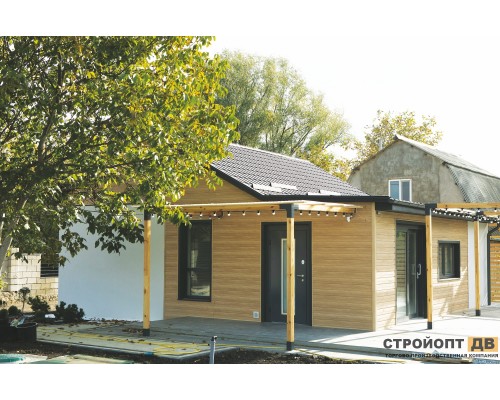 Купить Хокла Лиственница Светлая 0,5 м2 Ю-пласт фасадная панель