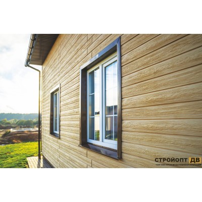 Купить Хокла Лиственница Светлая 0,5 м2 Ю-пласт фасадная панель