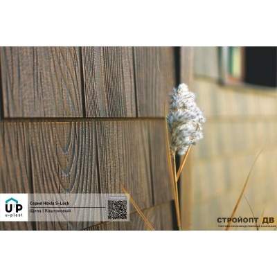 Купить Хокла Щепа Каштановый  0,412 м2 Ю-пласт фасадная панель