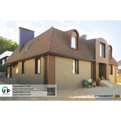 Купить Хокла Щепа Можжевеловый  0,412 м2 Ю-пласт фасадная панель