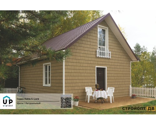 Купить Хокла Щепа Натуральный орех  0,412 м2 Ю-пласт фасадная панель