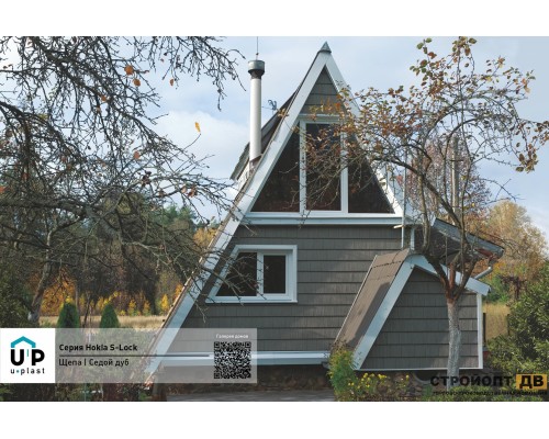 Купить Хокла Щепа Седой дуб  0,412 м2 Ю-пласт фасадная панель