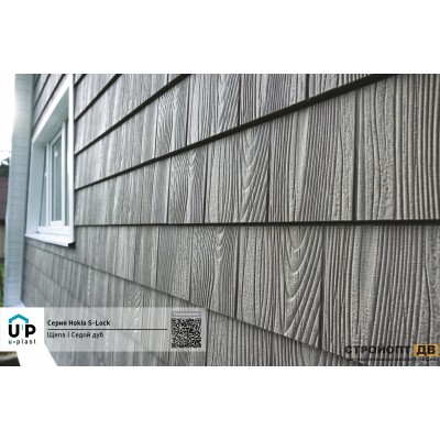 Купить Хокла Щепа Седой дуб  0,412 м2 Ю-пласт фасадная панель