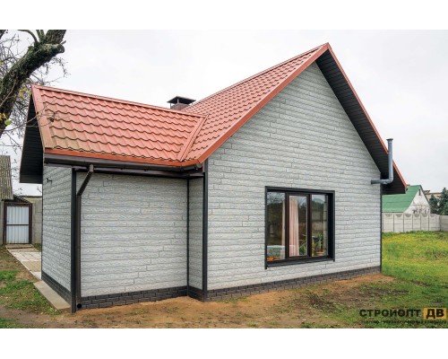 Купить Хокла Винтаж Пепел  0,5 м2 Ю-пласт фасадная панель