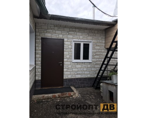 Купить Бург Белый  0,42м2 Деке фасадная панель