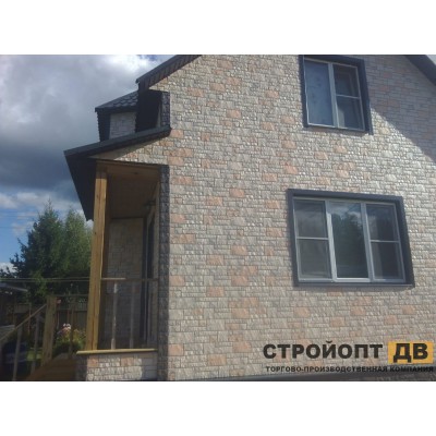 Купить Бург Льняной  0,42м2 Деке фасадная панель