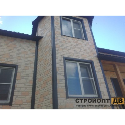 Купить Бург Льняной  0,42м2 Деке фасадная панель