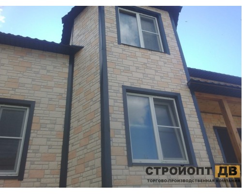 Купить Бург Льняной  0,42м2 Деке фасадная панель