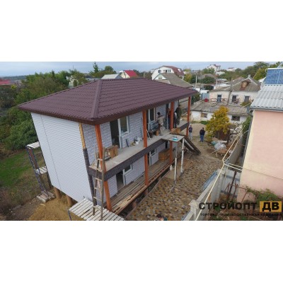 Купить Бург Платиновый  0,42м2 Деке фасадная панель