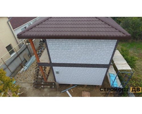 Купить Бург Платиновый  0,42м2 Деке фасадная панель