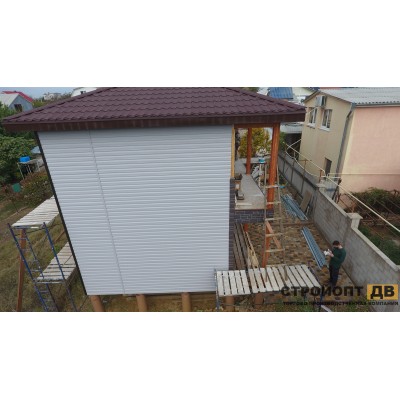 Купить Бург Платиновый  0,42м2 Деке фасадная панель