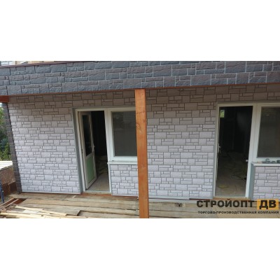 Купить Бург Платиновый  0,42м2 Деке фасадная панель