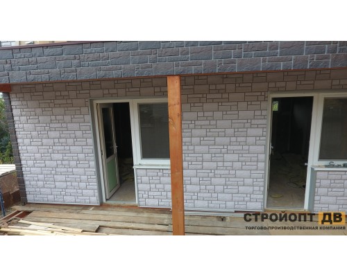 Купить Бург Платиновый  0,42м2 Деке фасадная панель