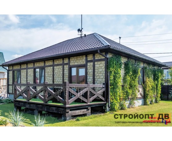 Бутовый камень Балтийский 0,45м2 Альта-Профиль Под камень-3