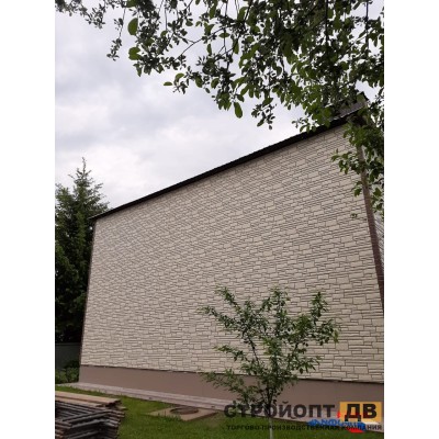 Купить Камень Белый 0,46м2 Альта-Профиль фасадная панель