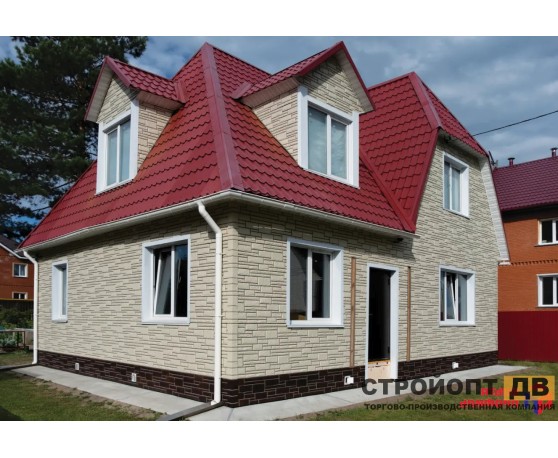 Камень Белый 0,46м2 Альта-Профиль Под камень-4