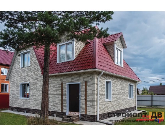 Камень Белый 0,46м2 Альта-Профиль Под камень-5