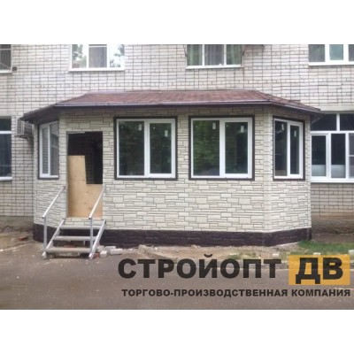 Купить Камень Белый 0,46м2 Альта-Профиль фасадная панель