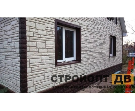 Камень Белый 0,46м2 Альта-Профиль Под камень-10