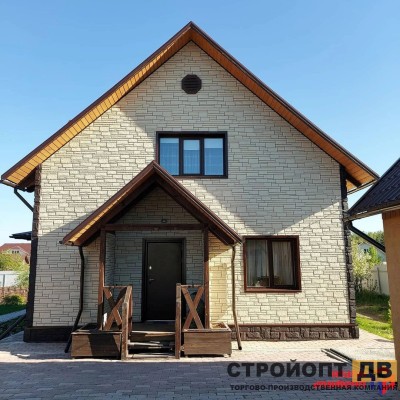 Купить Камень Белый 0,46м2 Альта-Профиль фасадная панель