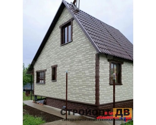 Купить Камень Белый 0,46м2 Альта-Профиль фасадная панель