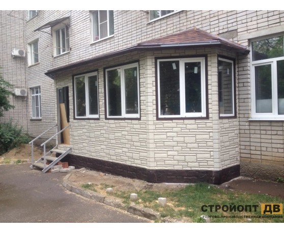 Камень Белый 0,46м2 Альта-Профиль Под камень-14