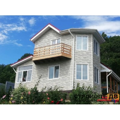 Купить Камень Белый 0,46м2 Альта-Профиль фасадная панель