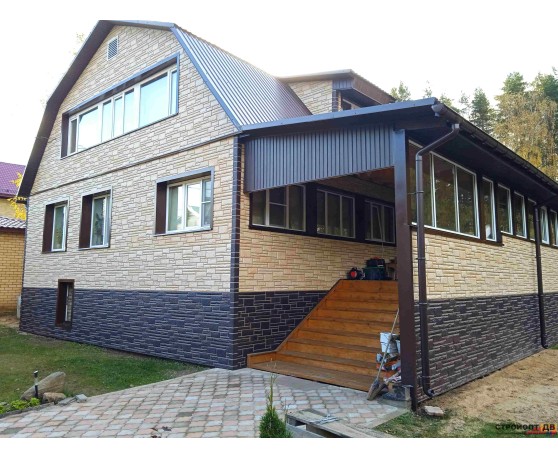 Камень Песчаник 0,46м2 Альта-Профиль Под камень-7