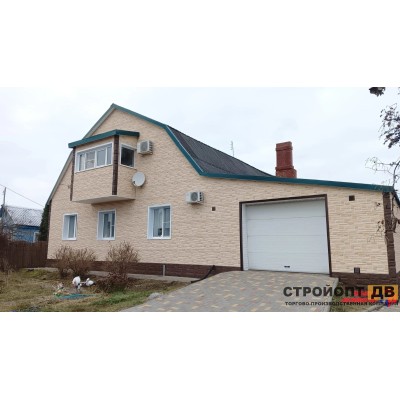 Купить Камень Пражский 01-светлый бежевый 0,38м2 Альта-Профиль фасадная панель