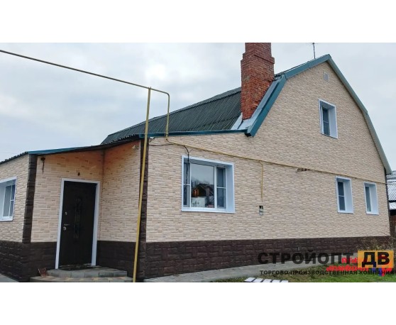 Камень Пражский 01-светлый бежевый 0,38м2 Альта-Профиль Под камень-5