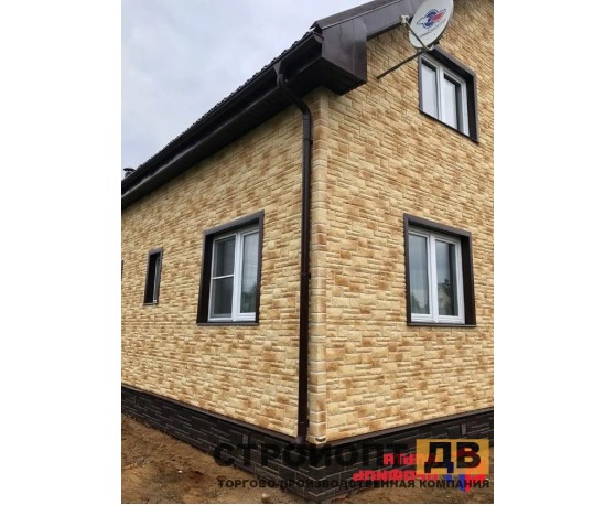 Камень Пражский 04 - желто-бежевый 0,38м2 Альта-Профиль Под камень-2