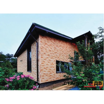 Купить Камень Пражский 04 - желто-бежевый 0,38м2 Альта-Профиль фасадная панель