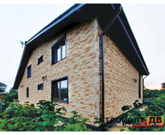 Камень Пражский 04 - желто-бежевый 0,38м2 Альта-Профиль Под камень-5