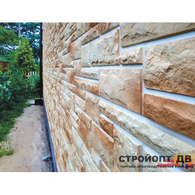 Купить Камень Пражский 05 - темно-коричневый 0,38м2 Альта-Профиль фасадная панель