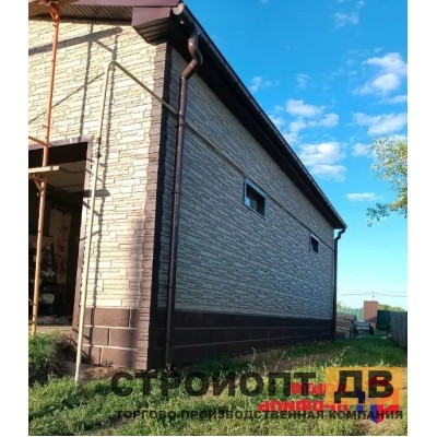 Купить Камень Скалистый ЭКО Бежевый 0,47м2 Альта-Профиль фасадная панель