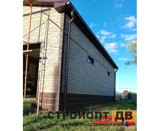 Камень Скалистый ЭКО Бежевый 0,47м2 Альта-Профиль Под камень-3