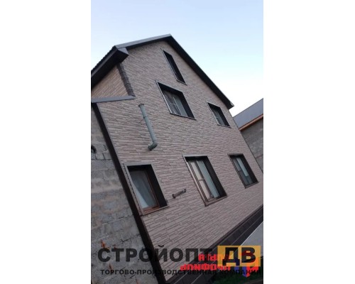 Купить Камень Скалистый ЭКО Бежевый 0,47м2 Альта-Профиль фасадная панель