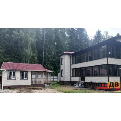 Купить Камень Скалистый ЭКО коричневый 0,47м2 Альта-Профиль фасадная панель