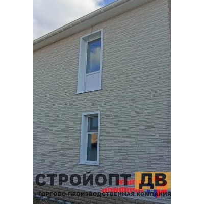 Купить Камень Скалистый ЭКО Кремовый 0,47м2 Альта-Профиль фасадная панель