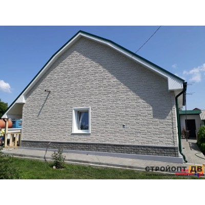 Купить Камень Скалистый ЭКО Кремовый 0,47м2 Альта-Профиль фасадная панель