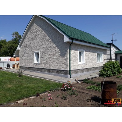 Купить Камень Скалистый ЭКО Кремовый 0,47м2 Альта-Профиль фасадная панель