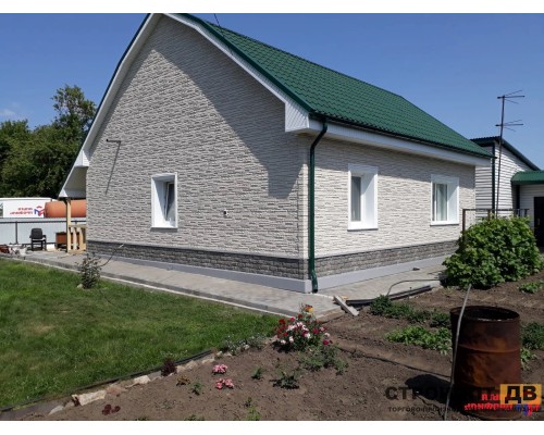 Купить Камень Скалистый ЭКО Кремовый 0,47м2 Альта-Профиль фасадная панель