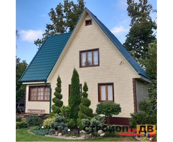 Камень Скалистый ЭКО Кремовый 0,47м2 Альта-Профиль Под камень-9